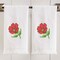 Herrschners Proud Poppies Terry Towel Pair Stamped Cross-Stitch